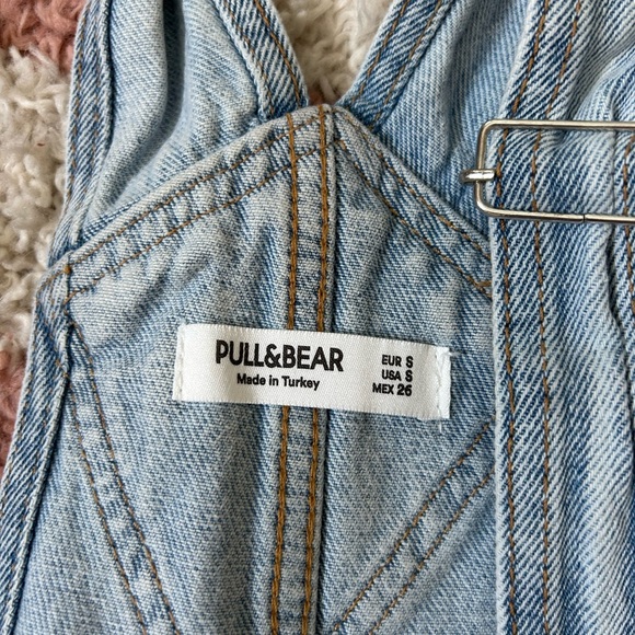 Pull&Bear Denim Dungarees - Picture 2 of 4